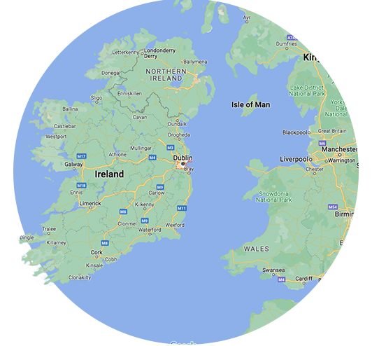 Dublin Irlanda mapa Irlanda D